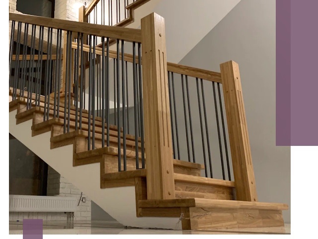 Реставрация деревянных и металлических лестниц в Можге