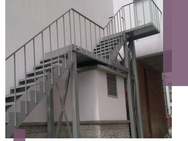 Монтаж пожарных лестниц под ключ в Можге с гарантией качества