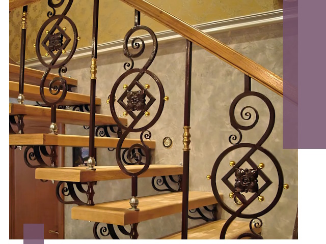 Изготовление кованых лестниц под ключ в Можге