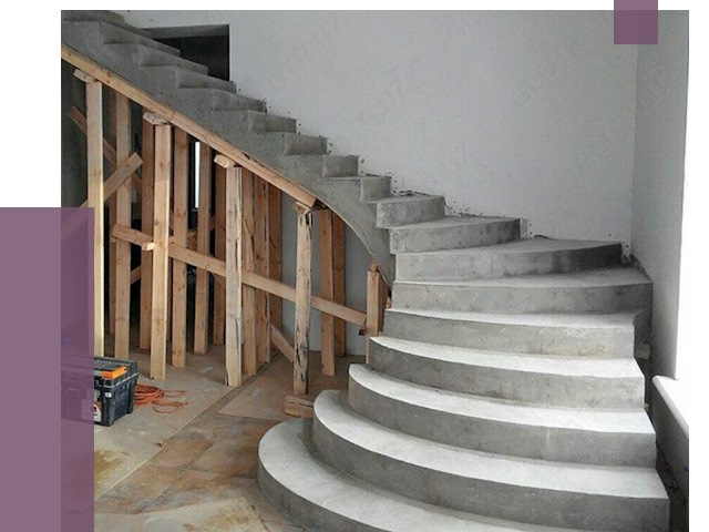 Изготовление бетонных лестниц под ключ в Можге от 19750 руб. | ПРОЛЁТ-Мжг