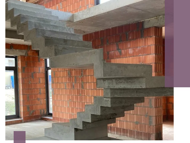 Изготовление бетонных лестниц под ключ в Можге