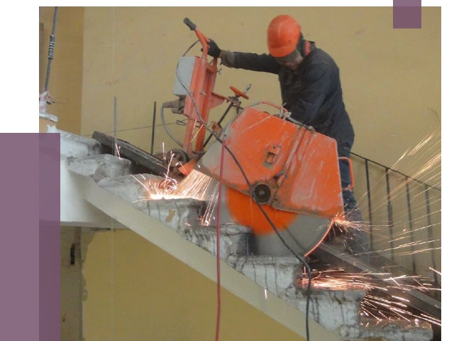 Демонтаж бетонных лестниц в Можге от 4558 руб. за м2 | ПРОЛЁТ-Мжг