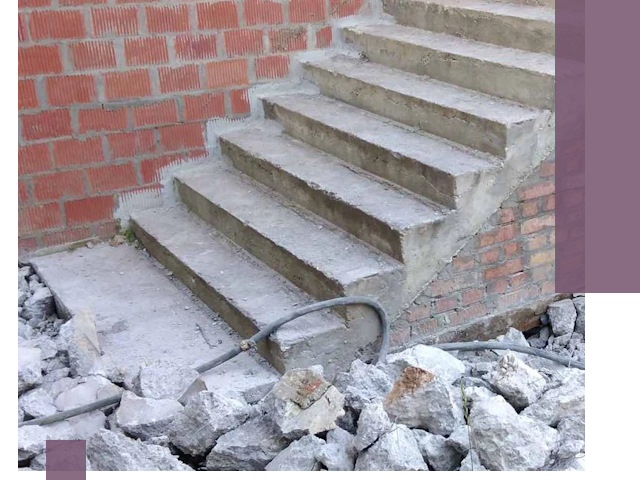 Демонтаж бетонных лестниц в Можге: быстро и безопасно