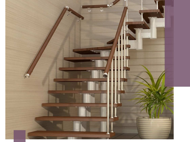 Изготовление модульных лестниц под ключ в Можге