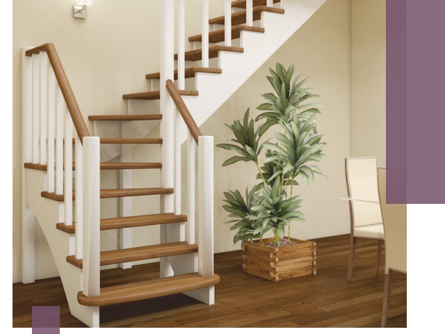 Г-образные лестницы под ключ в Можге — изготовление и монтаж