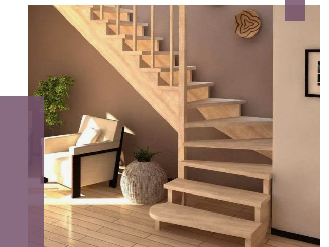 Изготовление Г-образных лестниц в Можге от 18737 руб. 