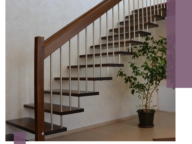 Лестницы на больцах под ключ в Можге – изготовление и монтаж