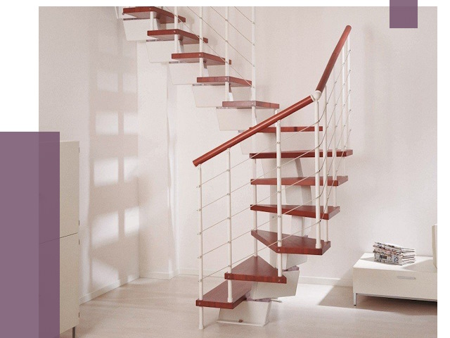 Изготовление лестниц на больцах в Можге от 9622 руб. | ПРОЛЁТ-Мжг