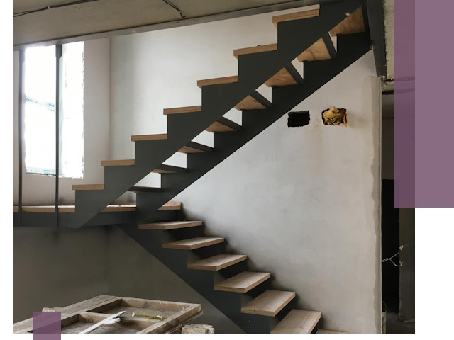 Изготовление лестниц на металлокаркасе в Можге от производителя