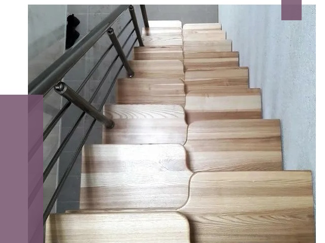 Лестницы гусиный шаг в Можге от 12913 руб. под ключ | ПРОЛЁТ-Мжг