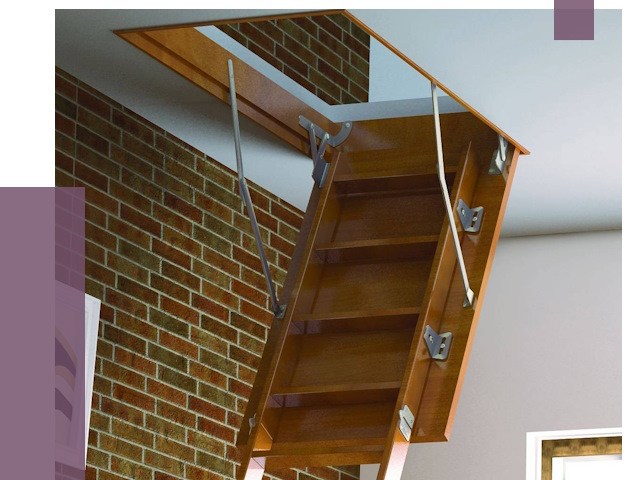 Установка чердачной лестницы в Можге от 7748 руб. | ПРОЛЁТ-Мжг