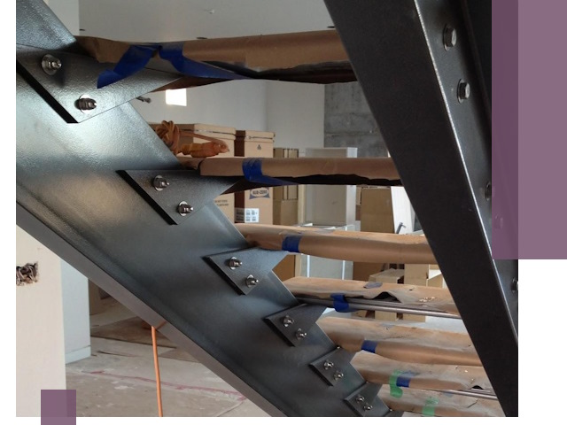 Усиление лестничных конструкций и усиление опор в Можге