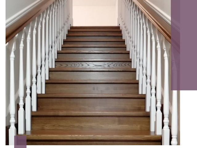 Лестницы из ясеня на заказ в Можге — изготовление и монтаж