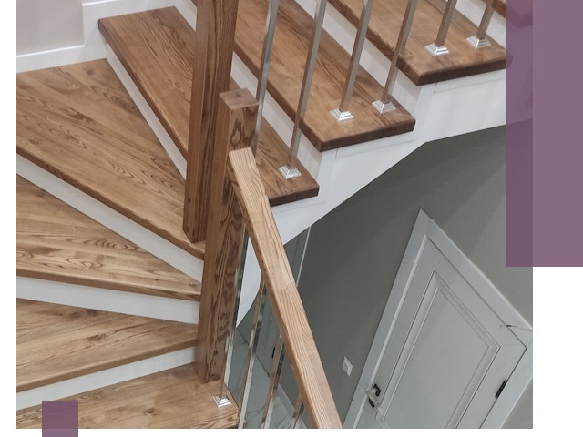 Обшивка металлических лестниц под ключ в Можге