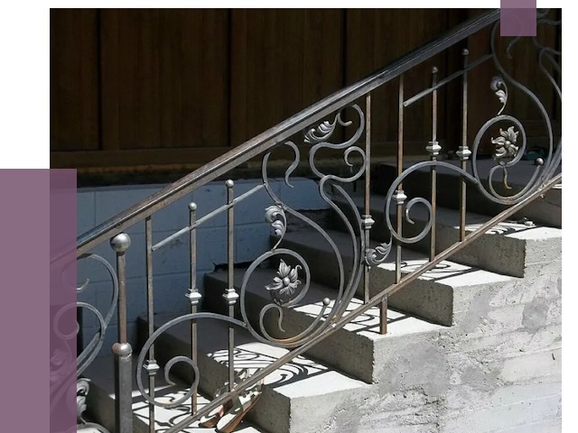 Кованые перила в Можге от 8609 руб. под ключ — качество от ПРОЛЁТ-Мжг