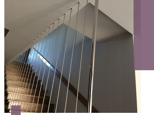 Тросовые перила под ключ в Можге — производство и монтаж