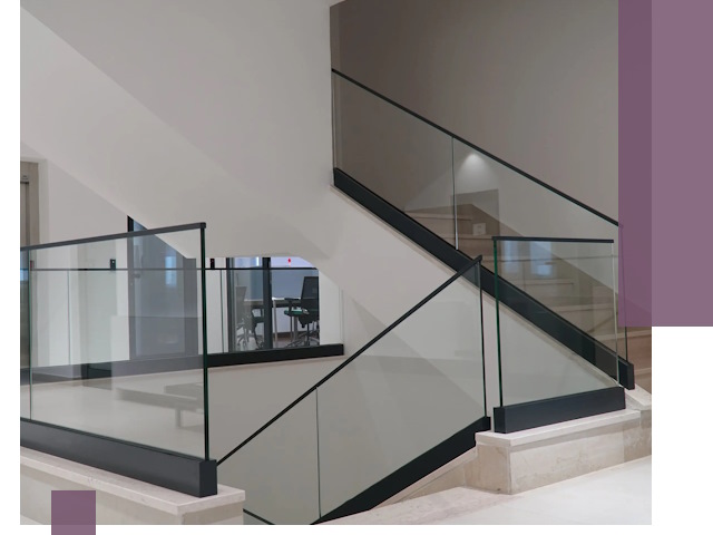 Стеклянные перила премиум-класса с установкой в Можге