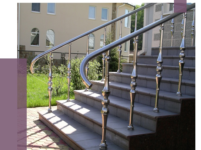 Перила для крыльца в Можге от 10634 руб. — монтаж ПРОЛЁТ-Мжг