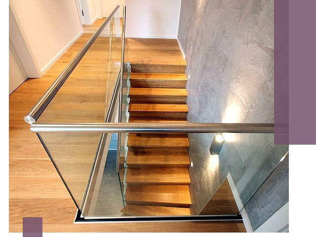 Перила для лестницы в доме — изготовление и монтаж в Можге