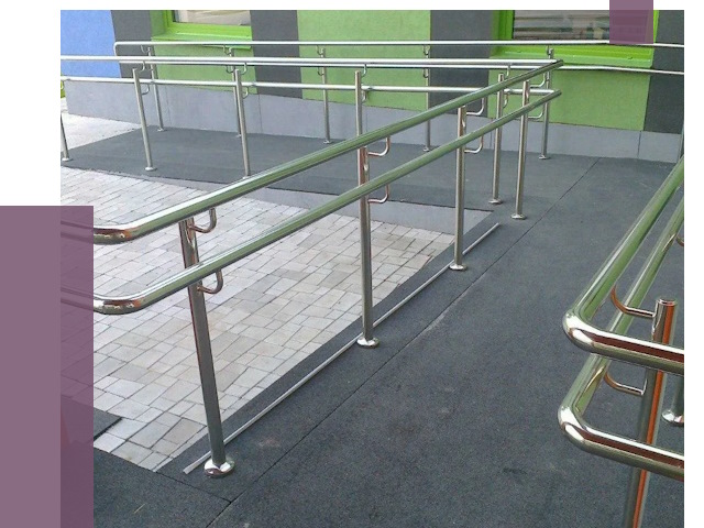 Ограждения пандусов в Можге от 4304 руб. монтаж | ПРОЛЁТ-Мжг