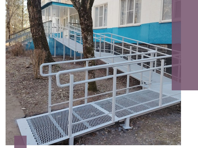 Пандусы под ключ в Можге: изготовление, монтаж и демонтаж