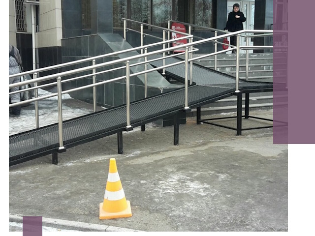 Стационарные пандусы под ключ в Можге — изготовление и монтаж