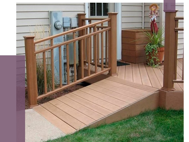 Пандус на крыльцо в Можге под ключ от 7697 руб.