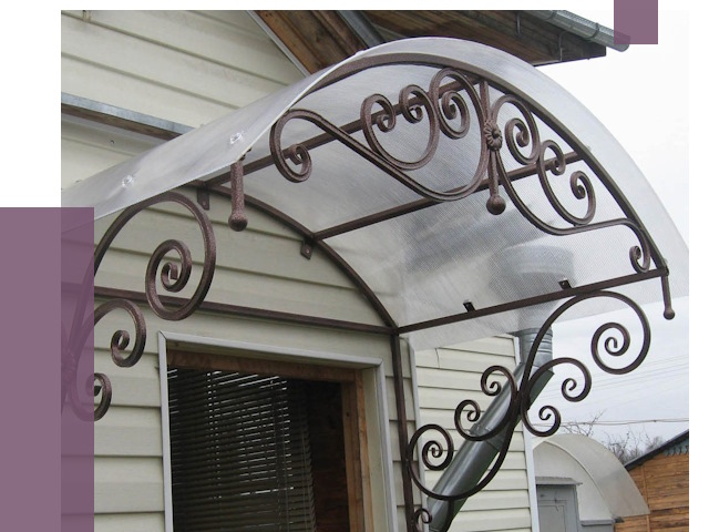 Изготовление козырьков в Можге от 7292 руб. — заказать | ПРОЛЁТ-Мжг