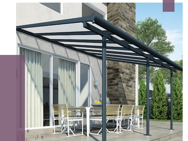 Навесы пристенные в Можге от 9014 руб. — монтаж и установка | ПРОЛЁТ-Мжг