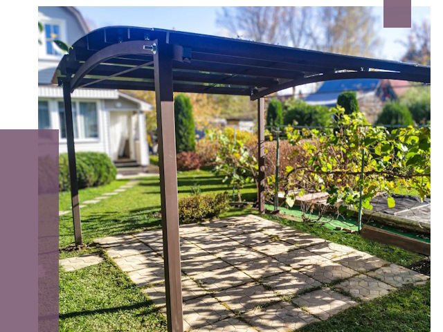 Навесы для дачи в Можге от 12609 руб. под ключ — ПРОЛЁТ-Мжг