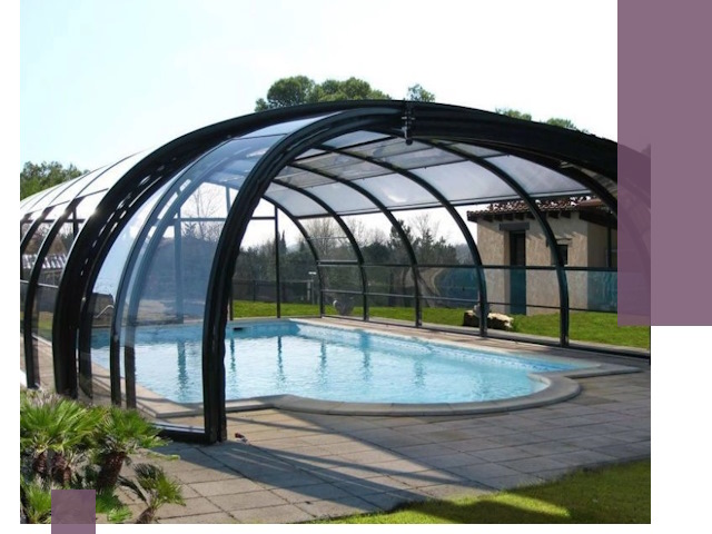 Навесы для бассейна в Можге: изготовление и монтаж под ключ