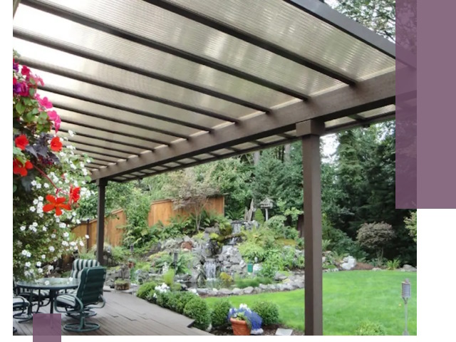 Навесы из поликарбоната под ключ в Можге быстро и надёжно