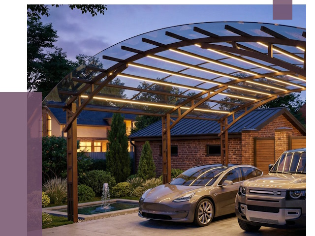 Металлические навесы в Можге от 12559 руб. под ключ — ПРОЛЁТ-Мжг