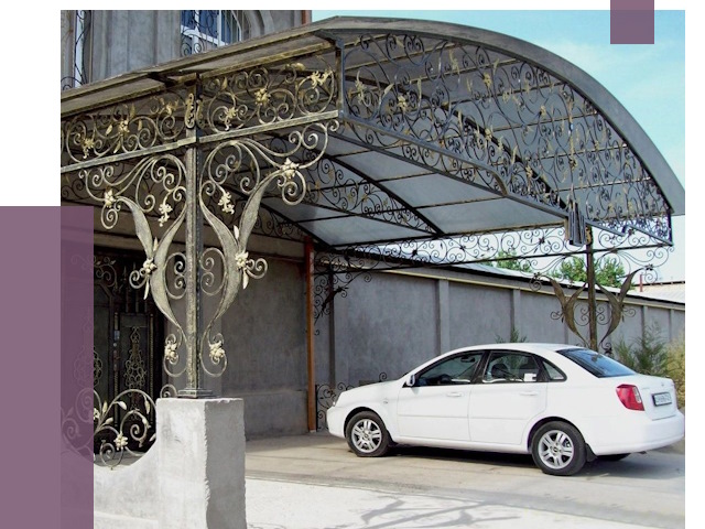 Кованые навесы в Можге от 14432 руб. | ПРОЛЁТ-Мжг