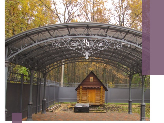 Кованые навесы премиум-класса под заказ в Можге