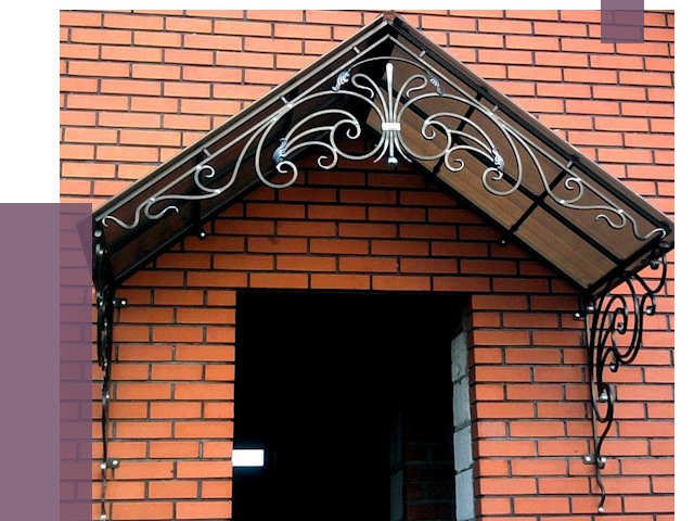 Металлические козырьки в Можге от 10584 руб. 