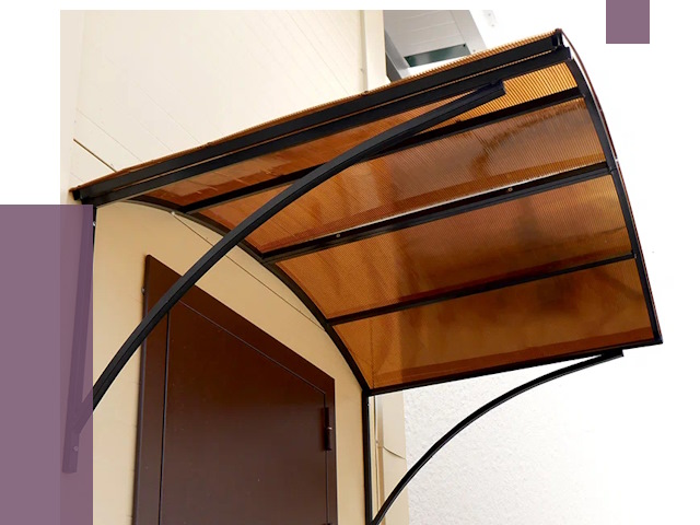 Недорогие козырьки в Можге от 7515 руб.  | ПРОЛЁТ-Мжг