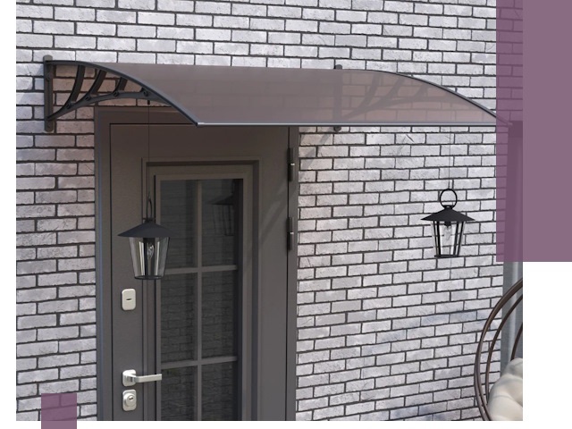 Недорогие козырьки и навесы под ключ в Можге