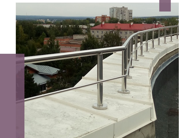 Парапеты и ограждения кровли в Можге от 4912 руб.