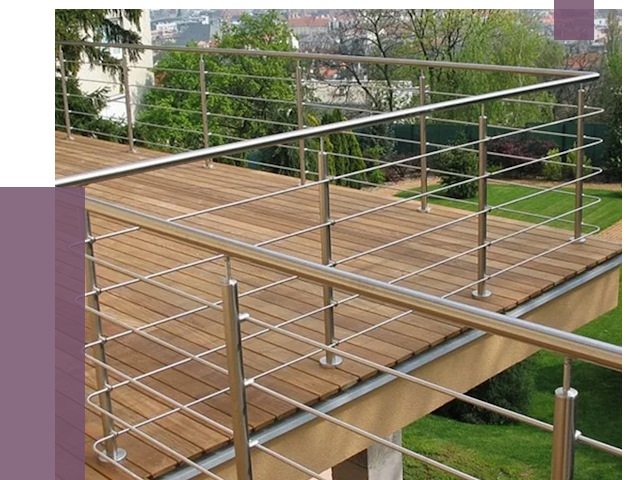 Алюминиевые парапеты в Можге под ключ от 7697 руб. 