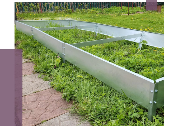 Металлические бордюры для грядок в Можге от 1772 руб. 