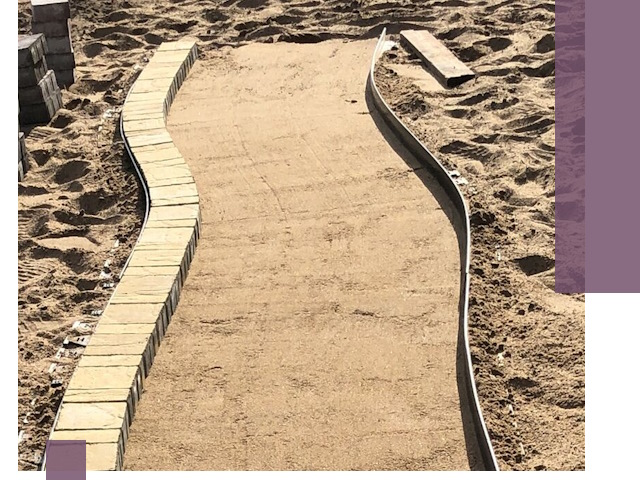 Металлические бордюры для тротуаров в Можге — прочные и долговечные