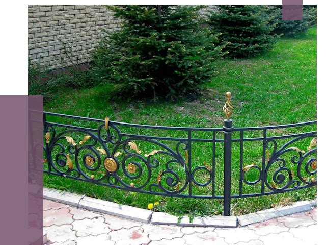 Кованые газонные ограждения в Можге от 7545 руб. — ПРОЛЁТ-Мжг