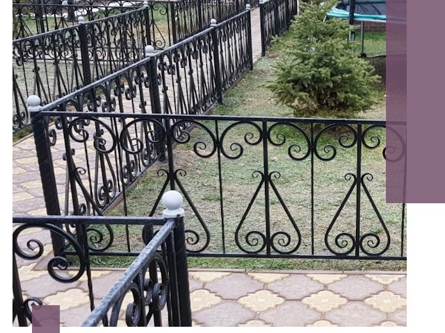 Кованые газонные ограждения под ключ в Можге