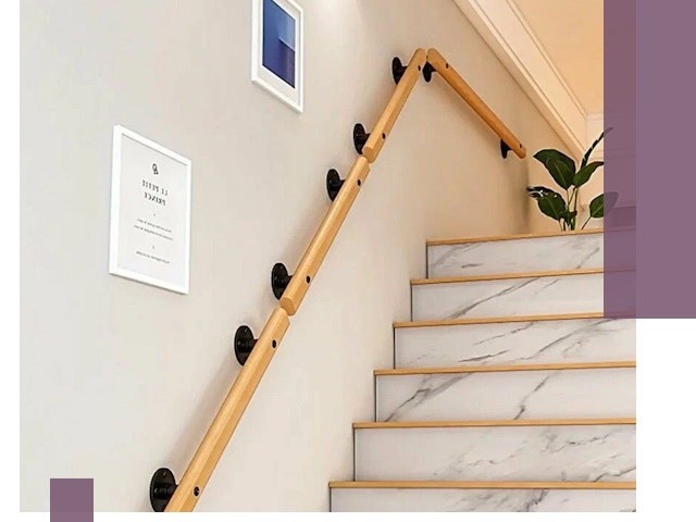 Поручни металлические и деревянные под ключ в Можге