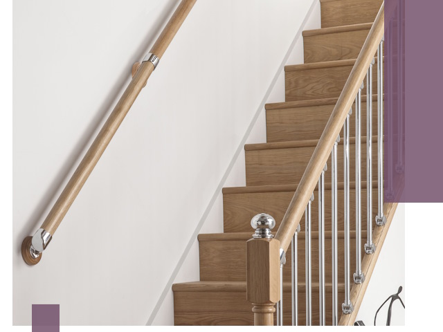 Пристенные поручни из стали и нержавейки под монтаж в Можге