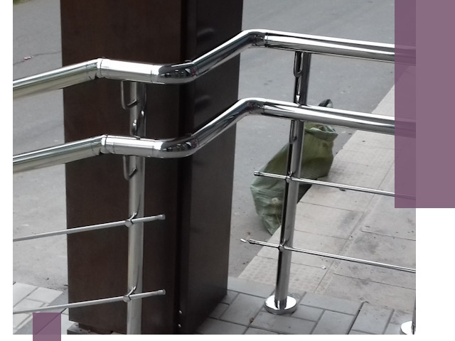 Монтаж поручней из нержавеющей стали в Можге качественно и быстро